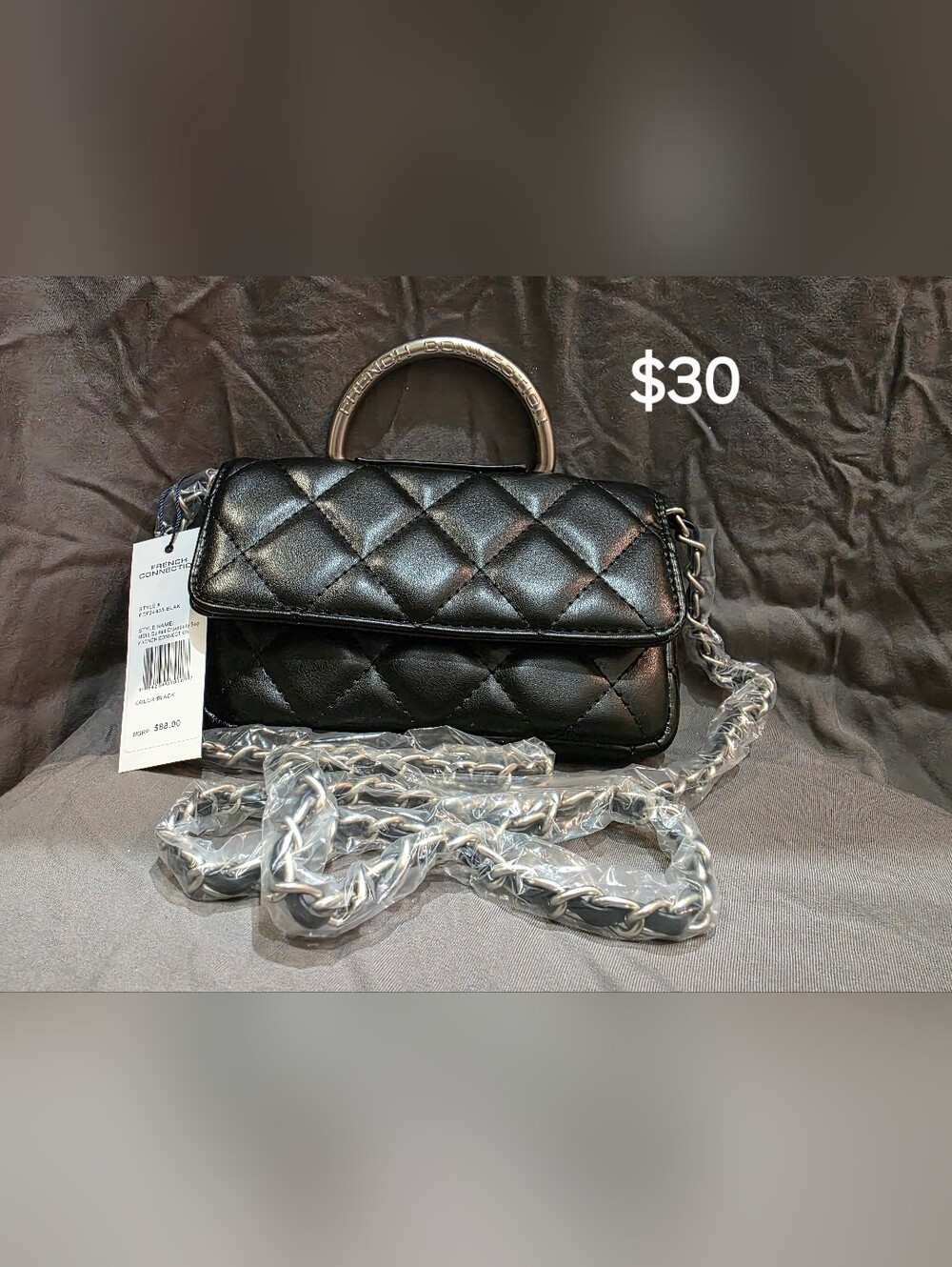 French Connection Mell Quilted Mini Crossbody
